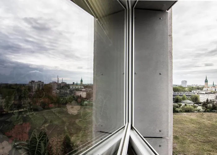 Monkey - 77 Wigury - Dostep Na Kod - Parking - Smaczna Kawa - Centrum - Blisko Piotrkowska - Galeria - Widok Na - Klimatyzacja - 7 Pietro - Fv